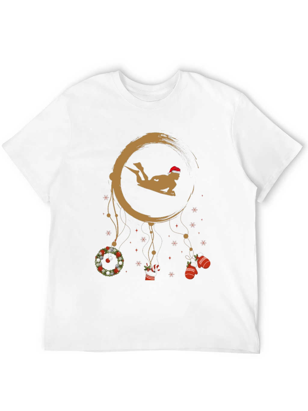 Christmas Surfer Graphic Tee