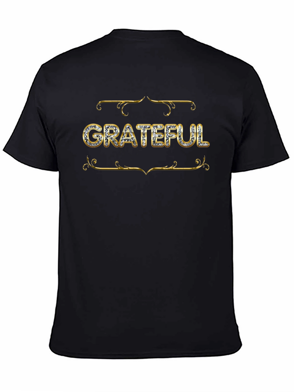 Grateful Graphic Tee - Diamond Style Lettering