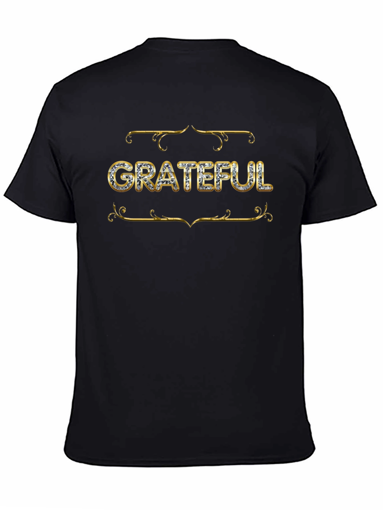 Grateful Graphic Tee - Diamond Style Lettering