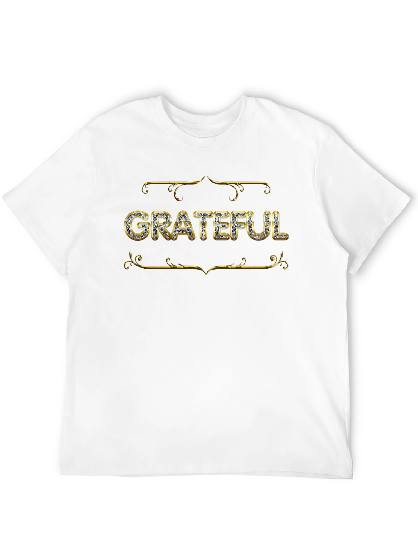 Grateful Graphic Tee - Diamond Style Lettering