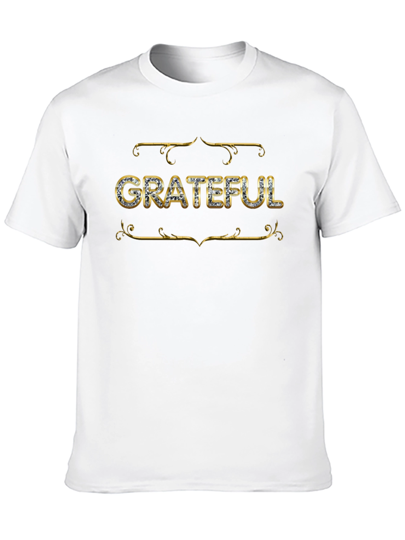 Grateful Graphic Tee - Diamond Style Lettering