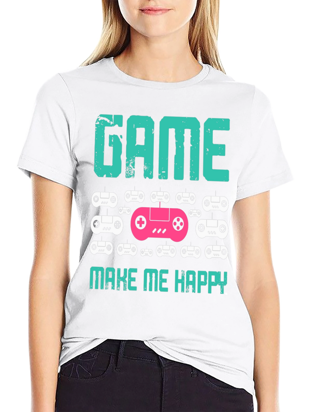 Game Make Me Happy T-Shirt Gamer Gift