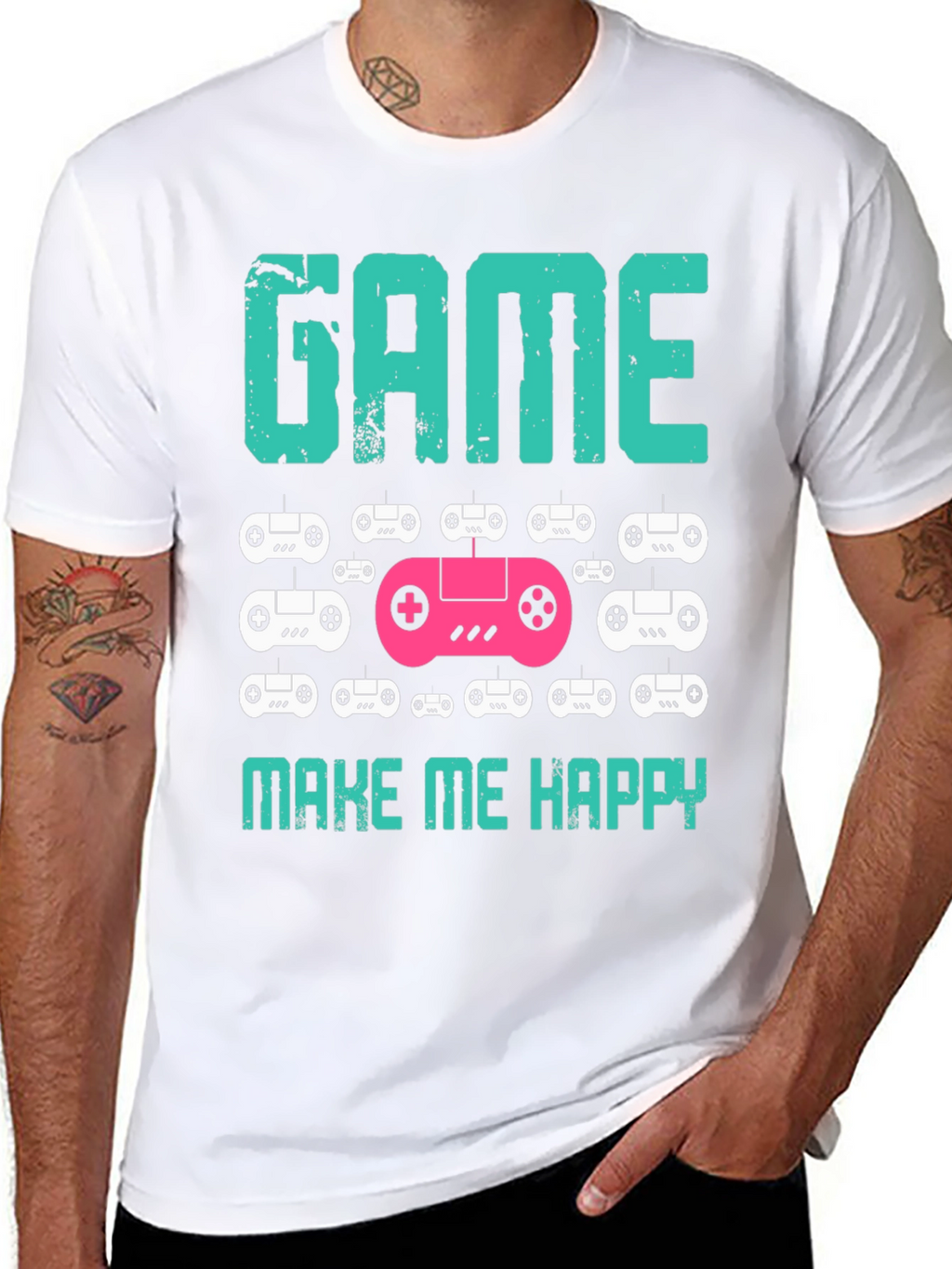 Game Make Me Happy T-Shirt Gamer Gift