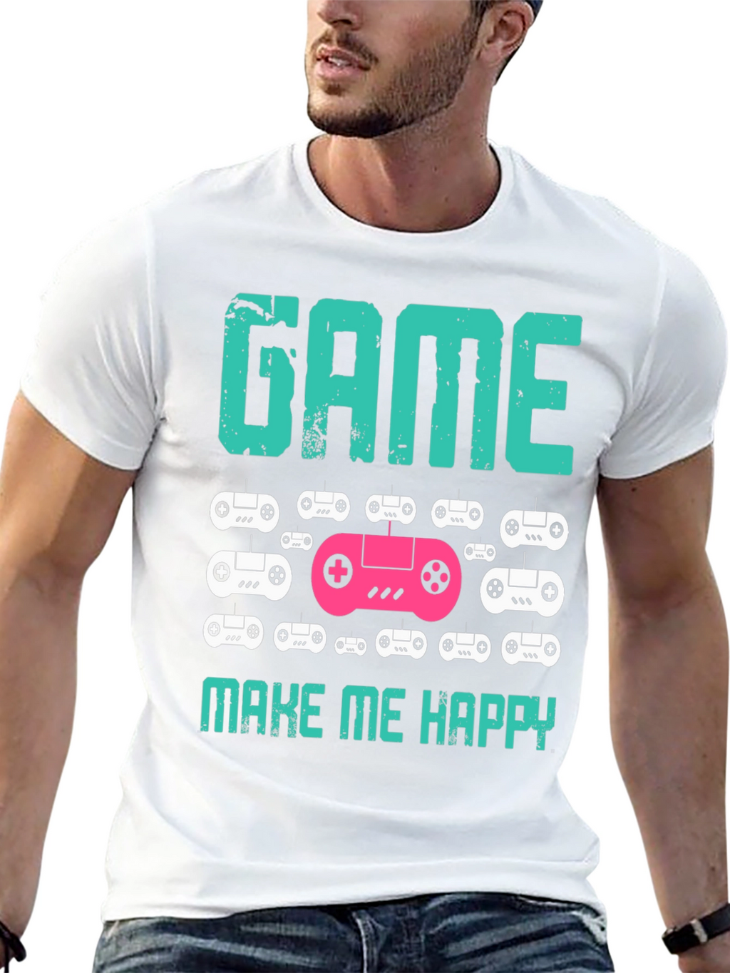 Game Make Me Happy T-Shirt Gamer Gift