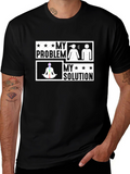 My Problem My Solution Yoga Chakra Graphic T-Shirt