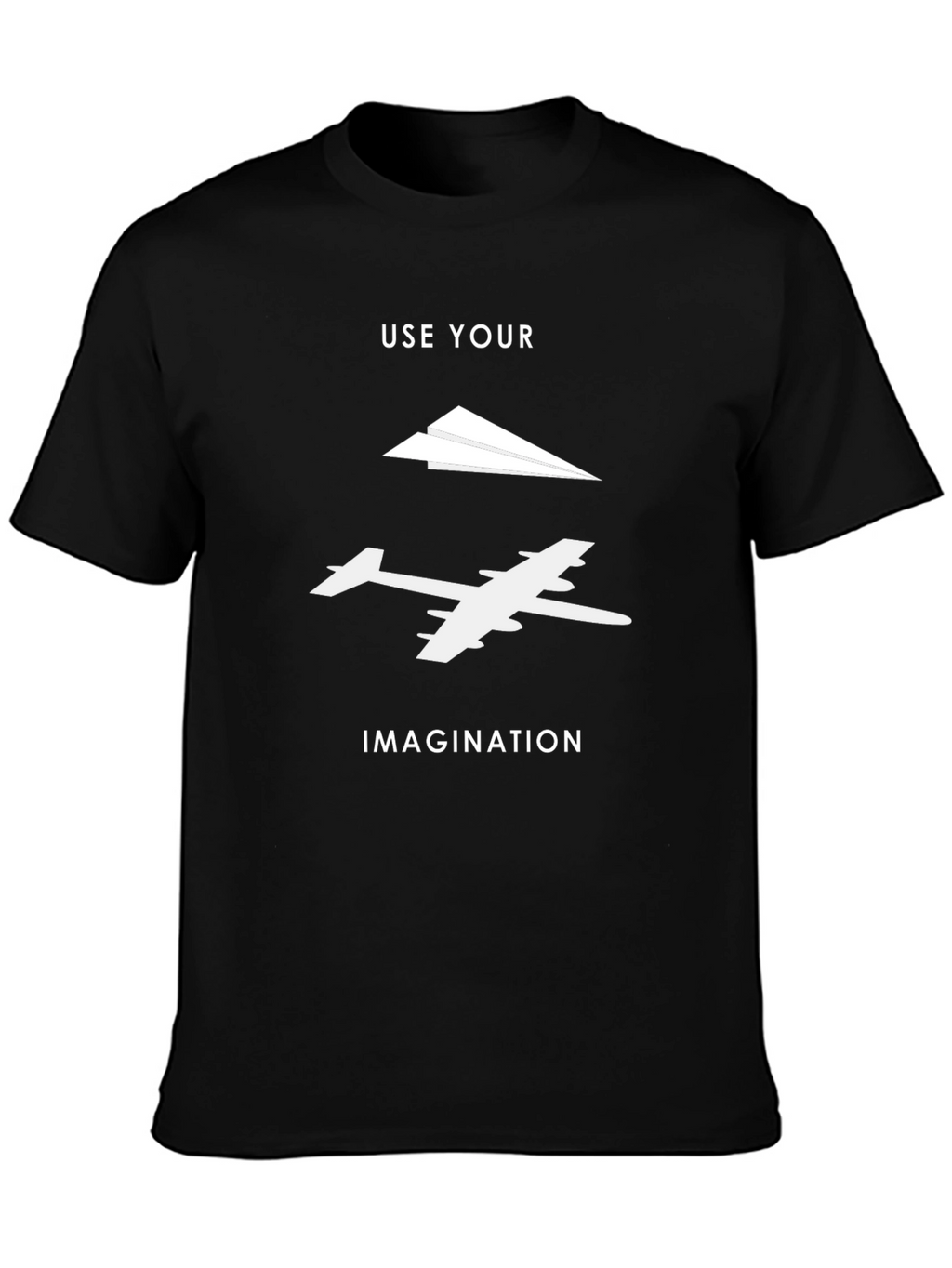 Use Your Imagination T-Shirt - Airplane Graphic Tee