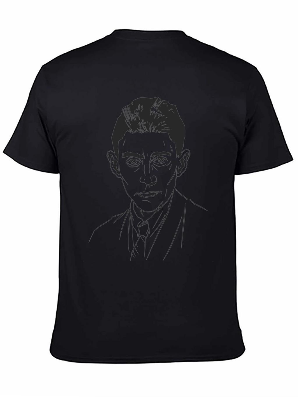 Kafka Portrait Black T-Shirt