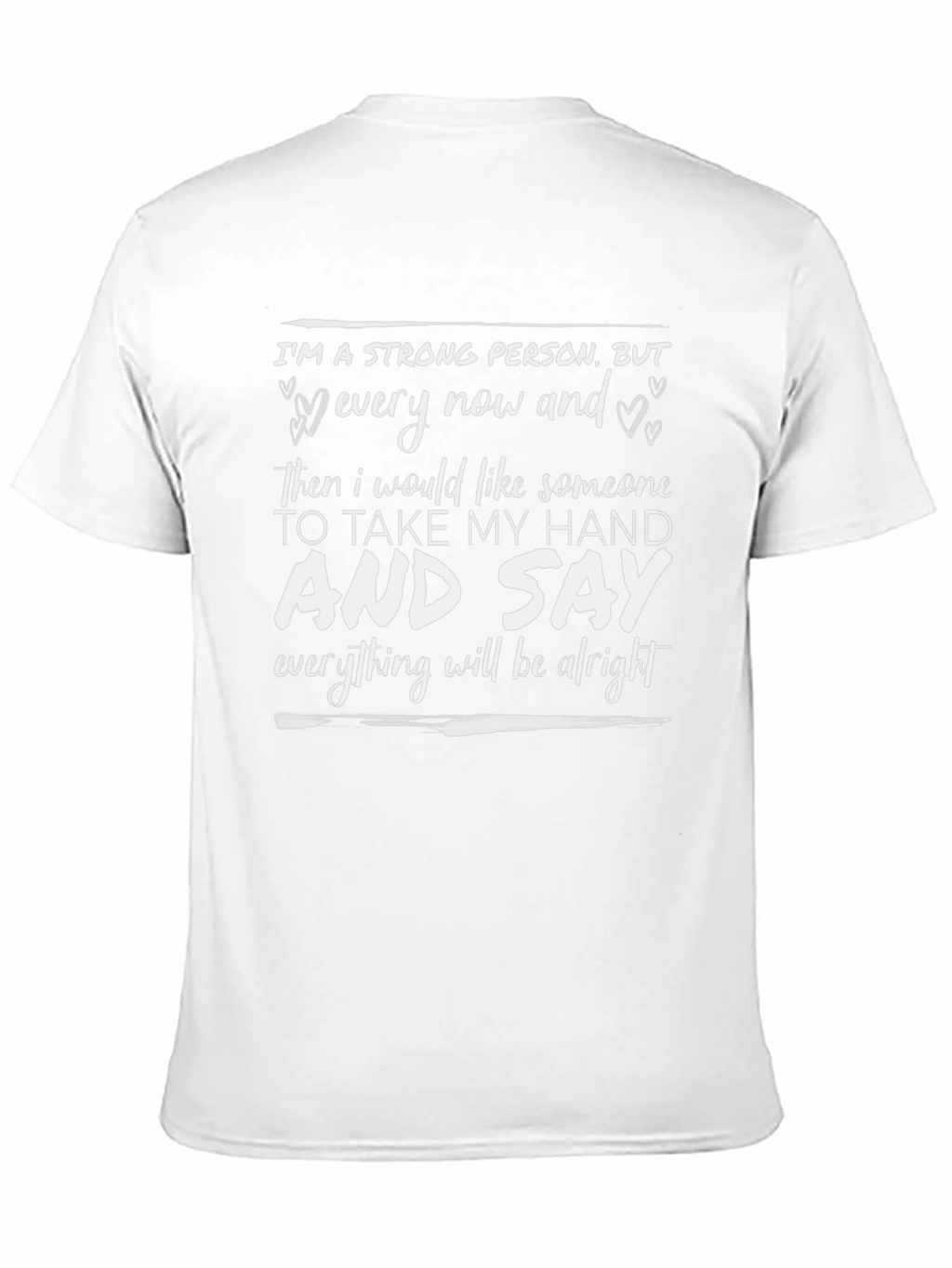Im A Strong Person T-Shirt: Motivational Graphic Tee
