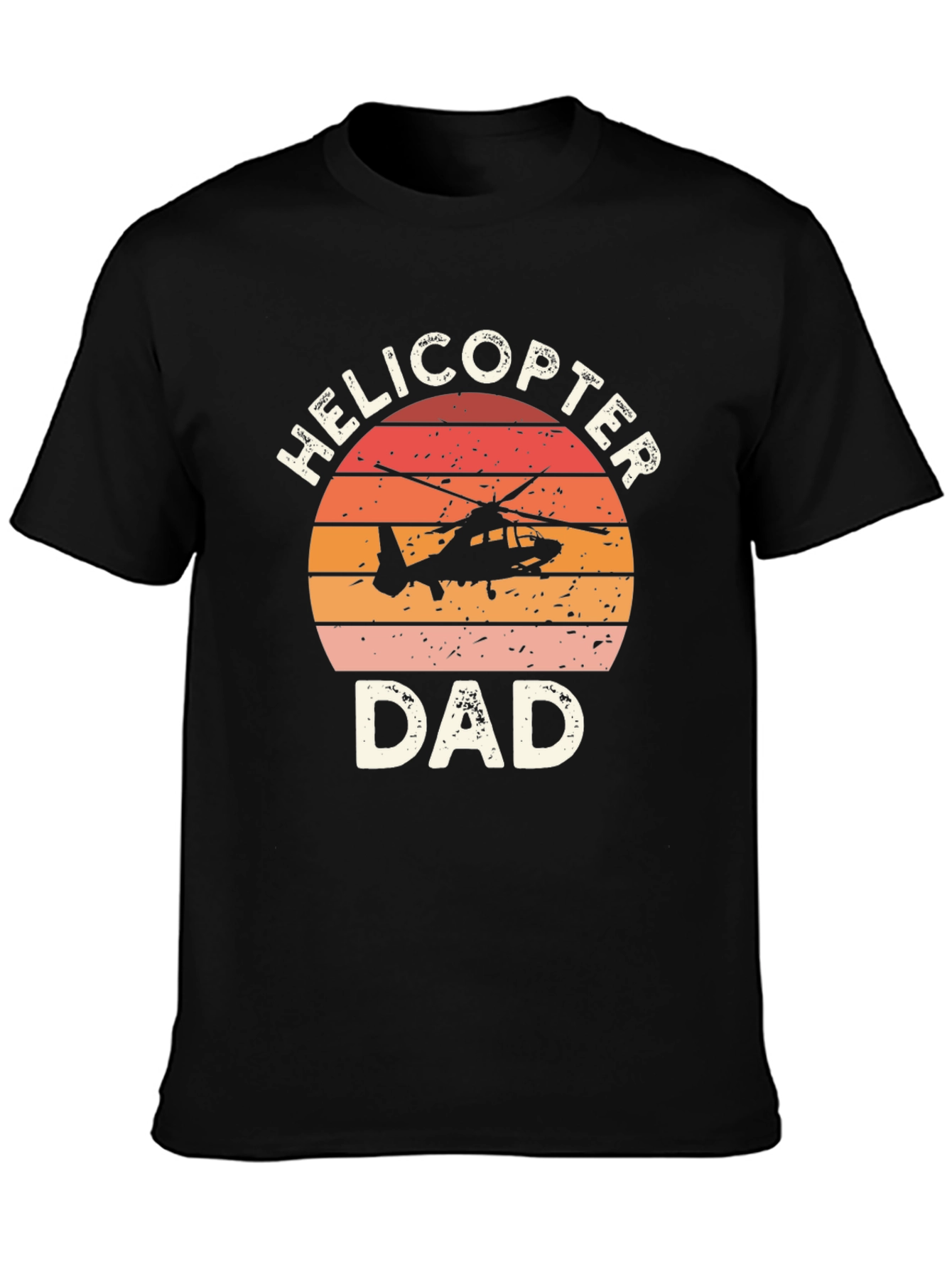 Helicopter Dad T-Shirt - Vintage Style Fathers Day Gift