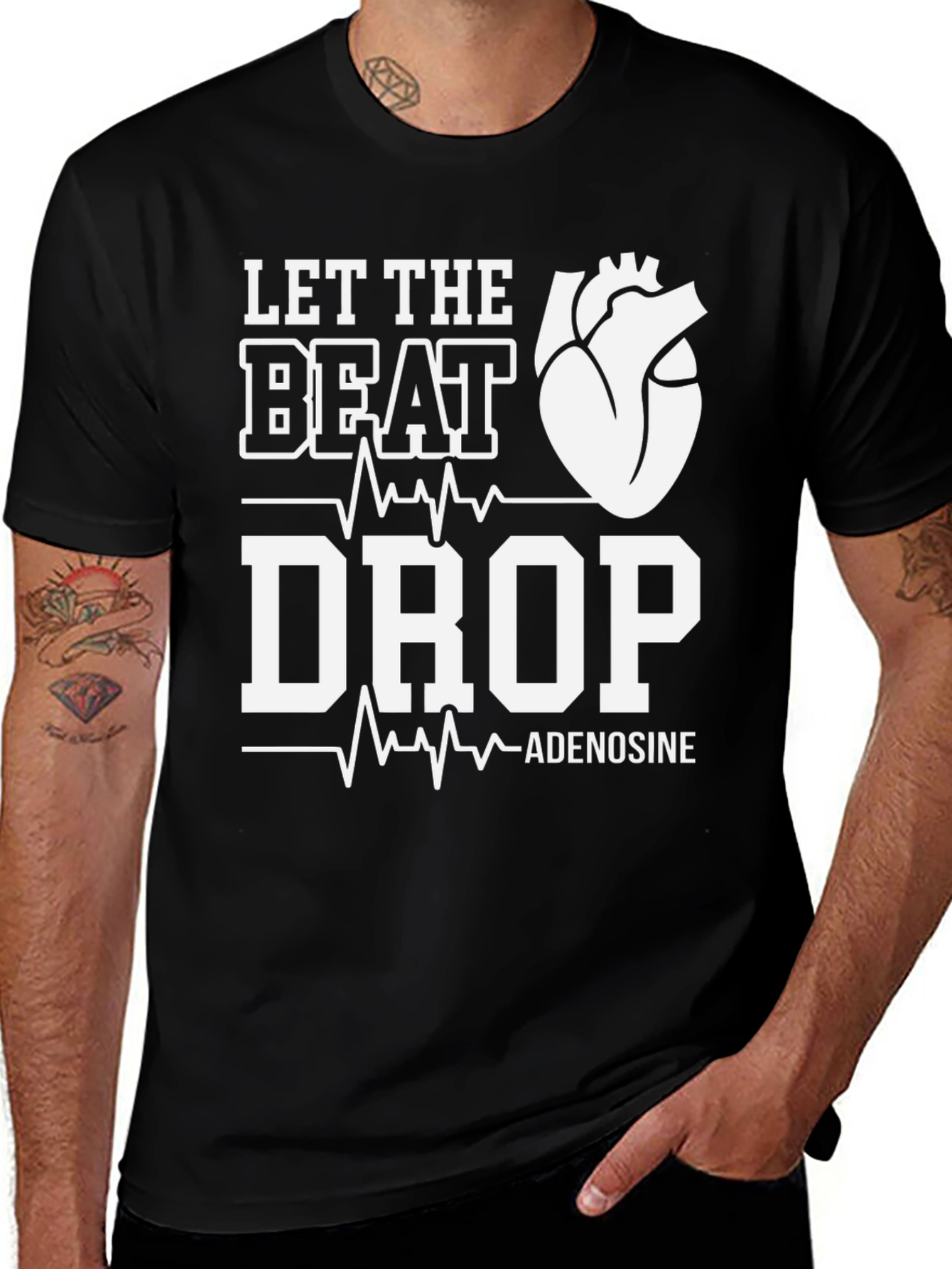 Let the Beat Drop Black T-Shirt