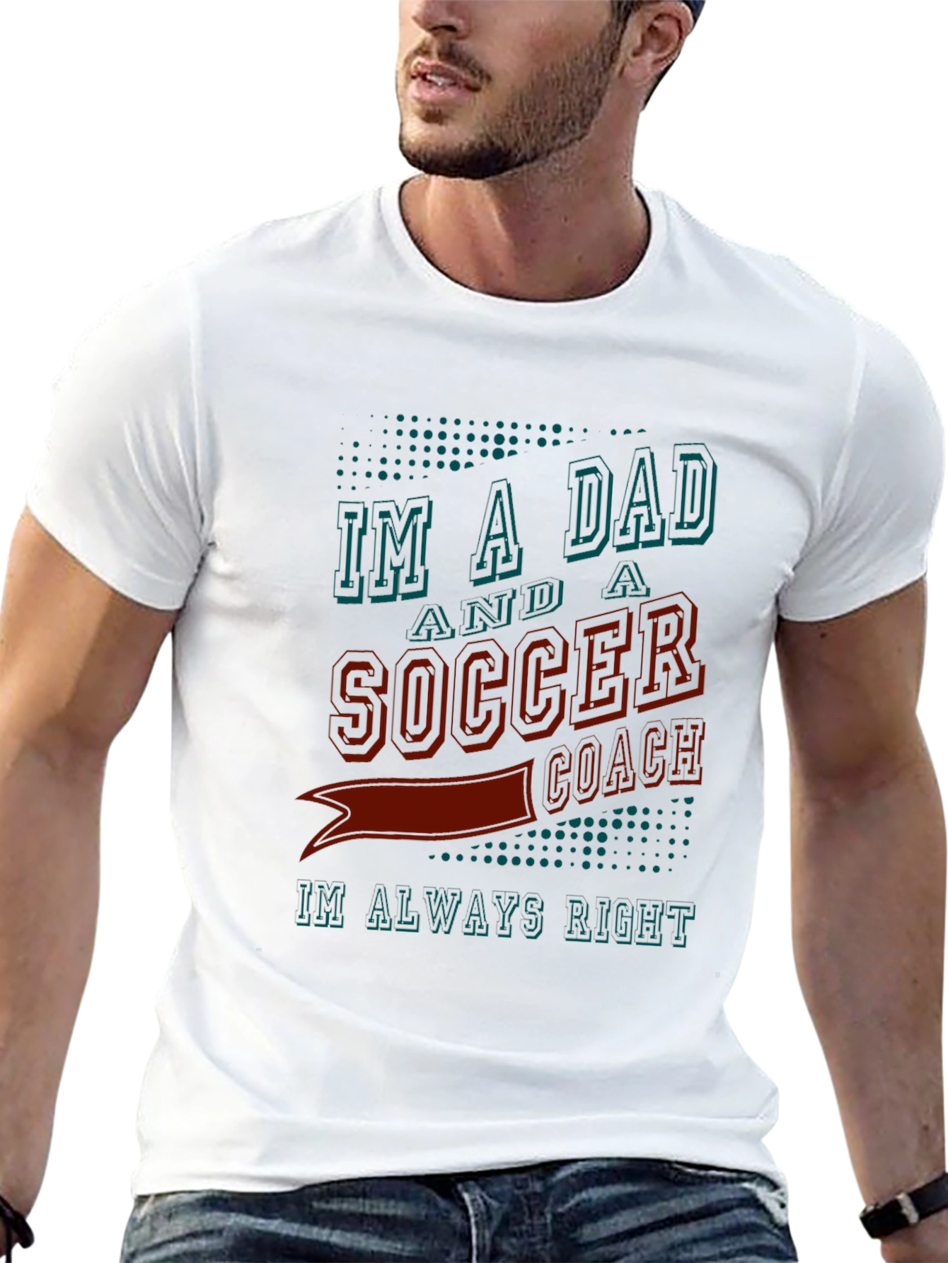 Dad Soccer Coach T-Shirt