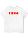 Running Definition Black Graphic Tee