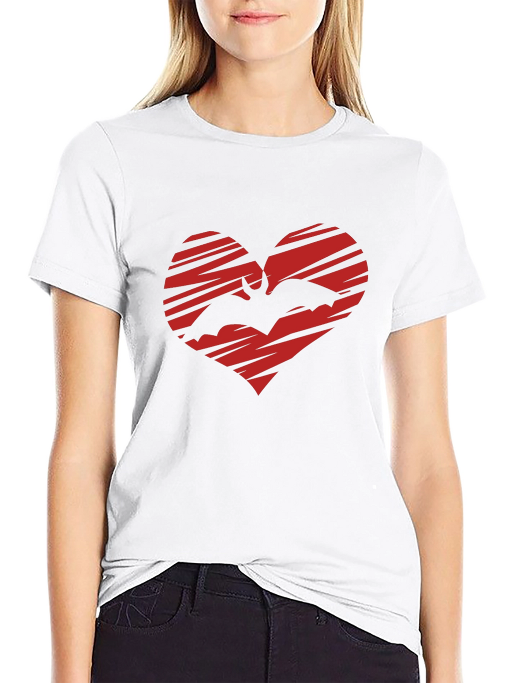 Bat Heart Graphic T-Shirt - Gothic Love Tee
