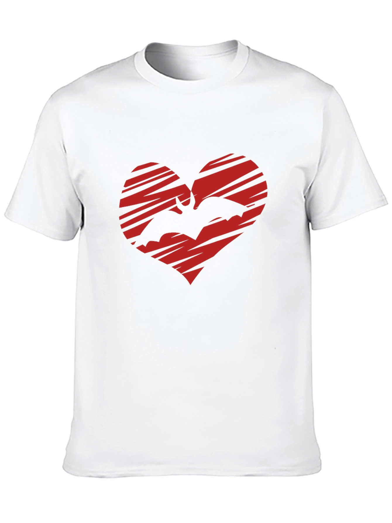 Bat Heart Graphic T-Shirt - Gothic Love Tee