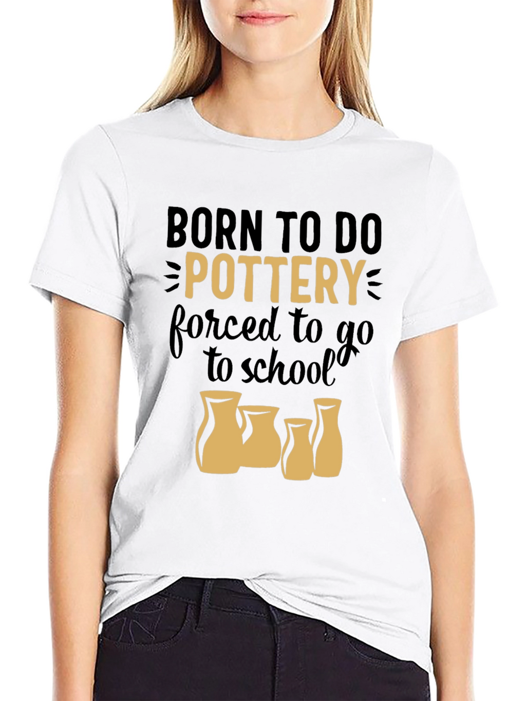 Born to Do Pottery Graphic T-Shirt