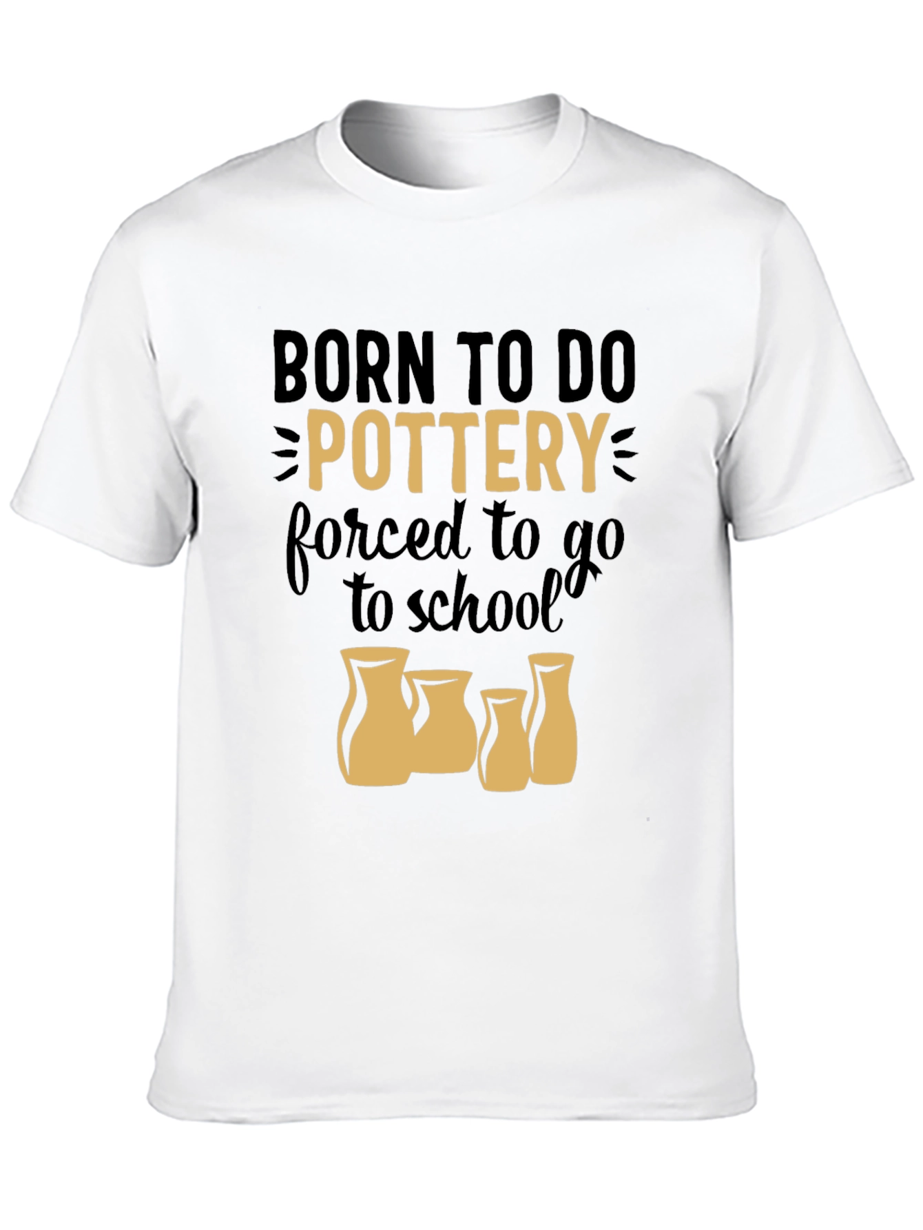 Born to Do Pottery Graphic T-Shirt