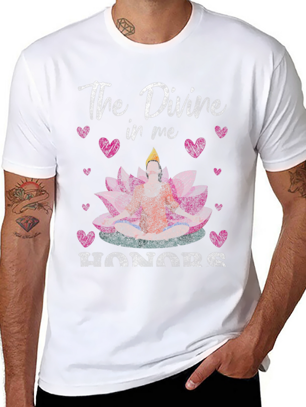 Divine Within Lotus Graphic Tee