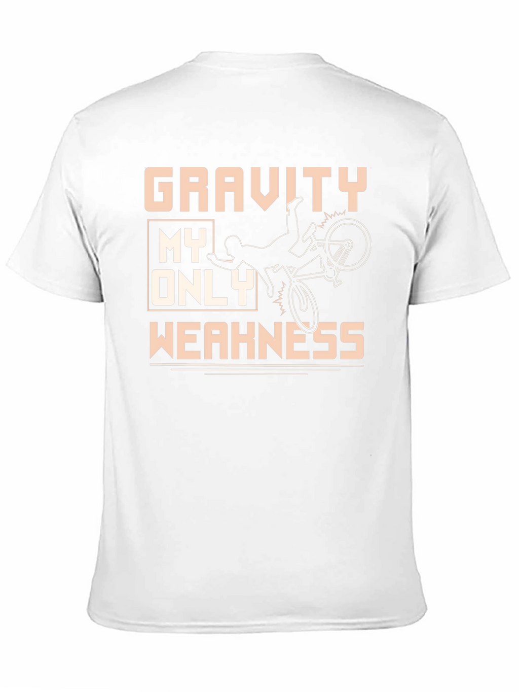 Gravity My Only Weakness Funny Biker T-Shirt