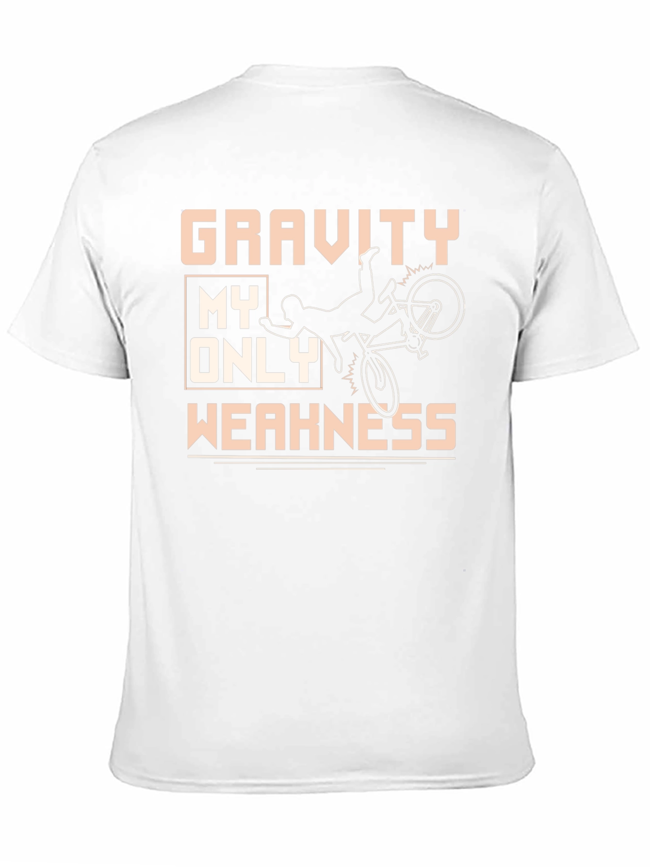 Gravity My Only Weakness Funny Biker T-Shirt