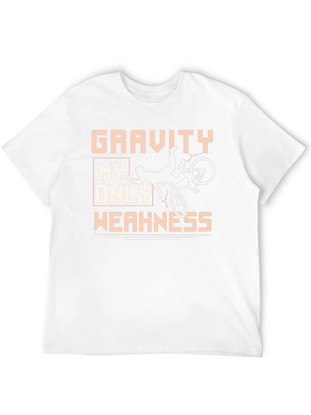Gravity My Only Weakness Funny Biker T-Shirt