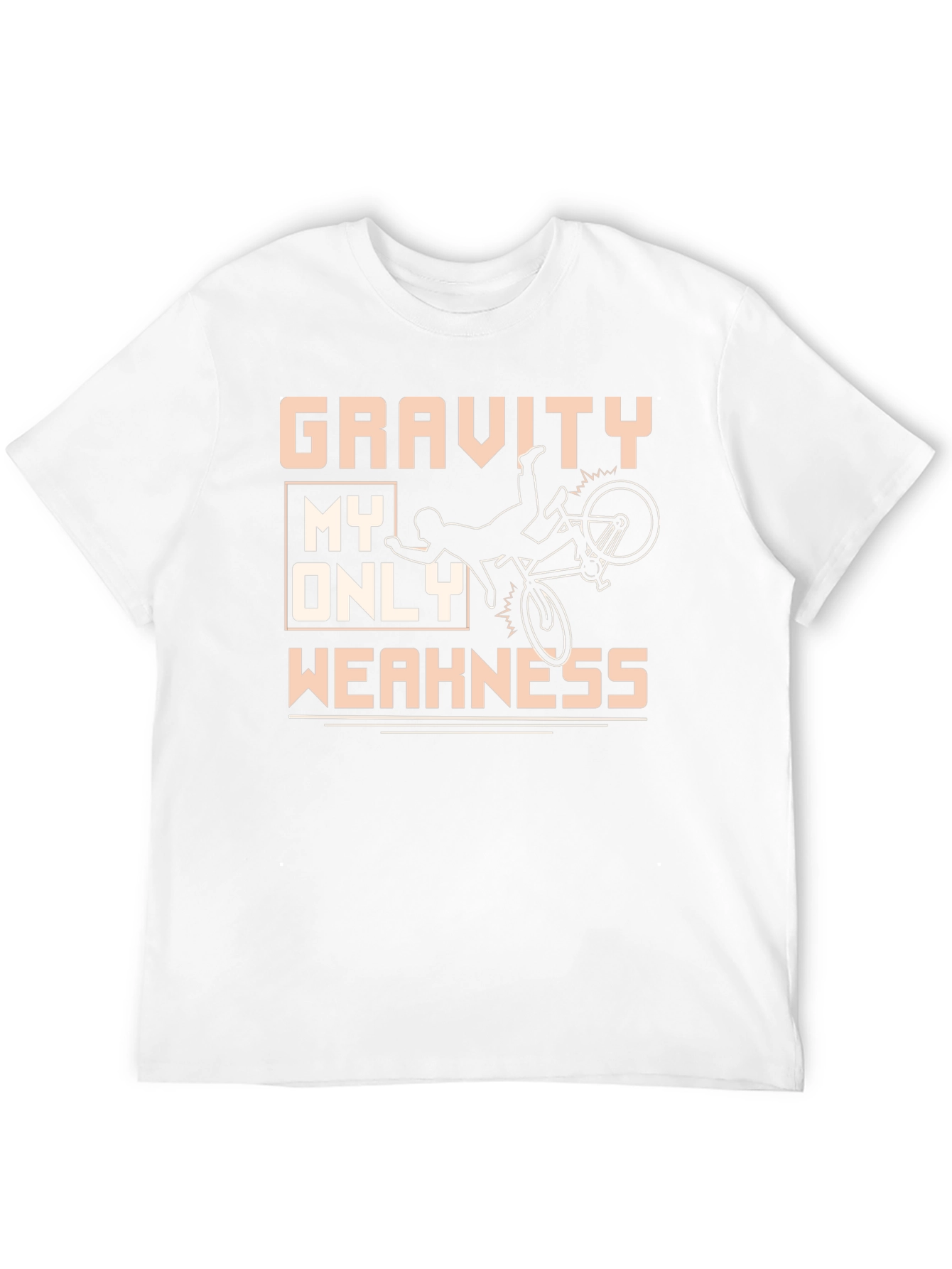 Gravity My Only Weakness Funny Biker T-Shirt
