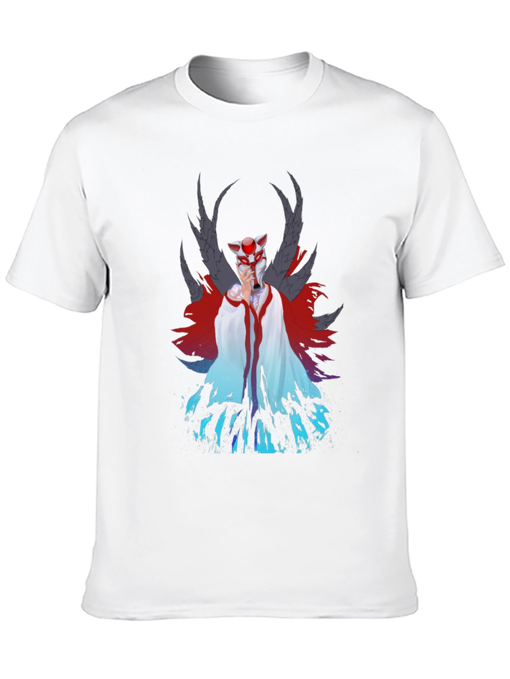 Anime Inspired Graphic Tee - Black