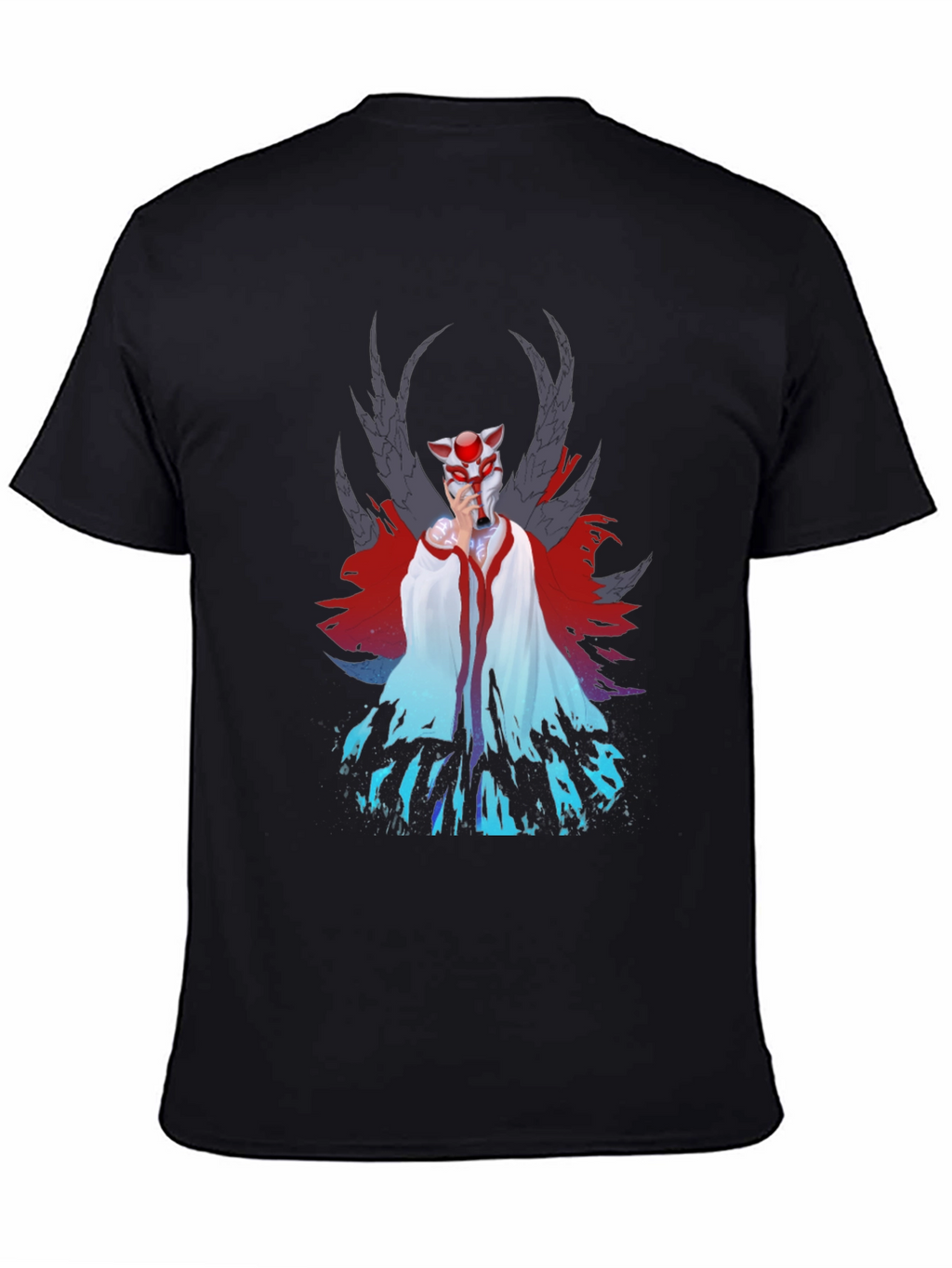 Anime Inspired Graphic Tee - Black