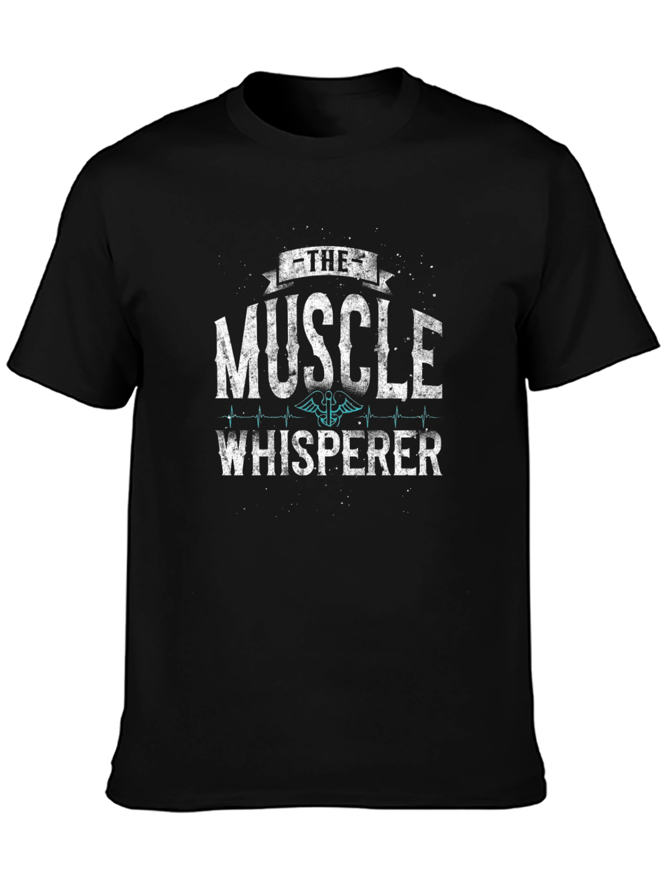 The Muscle Whisperer Black T-Shirt
