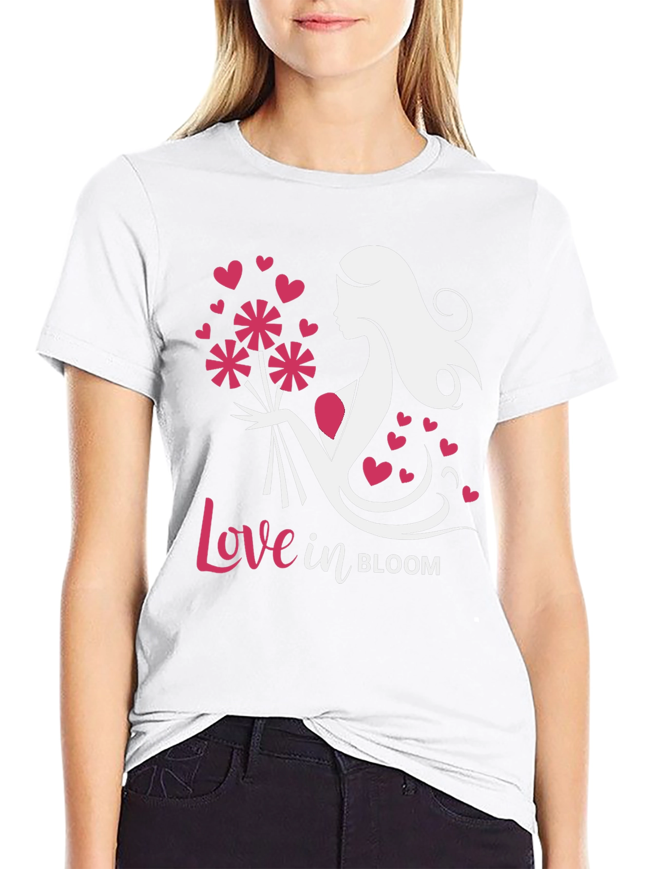 Love in Bloom Graphic Tee - Stylish & Trendy