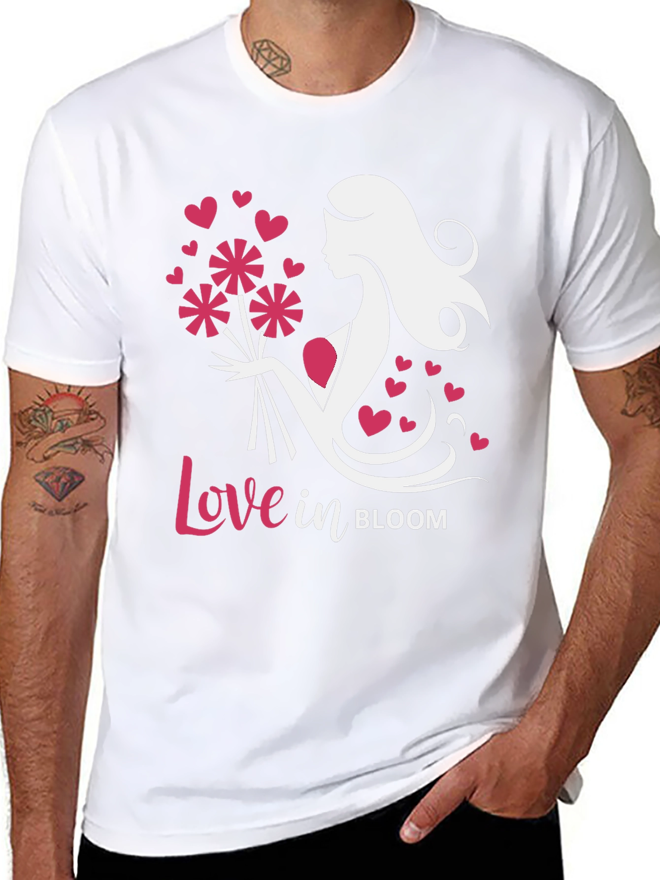 Love in Bloom Graphic Tee - Stylish & Trendy