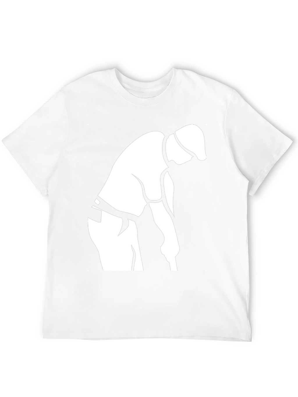 Golfer Graphic Tee - Classic Black Cotton T-Shirt