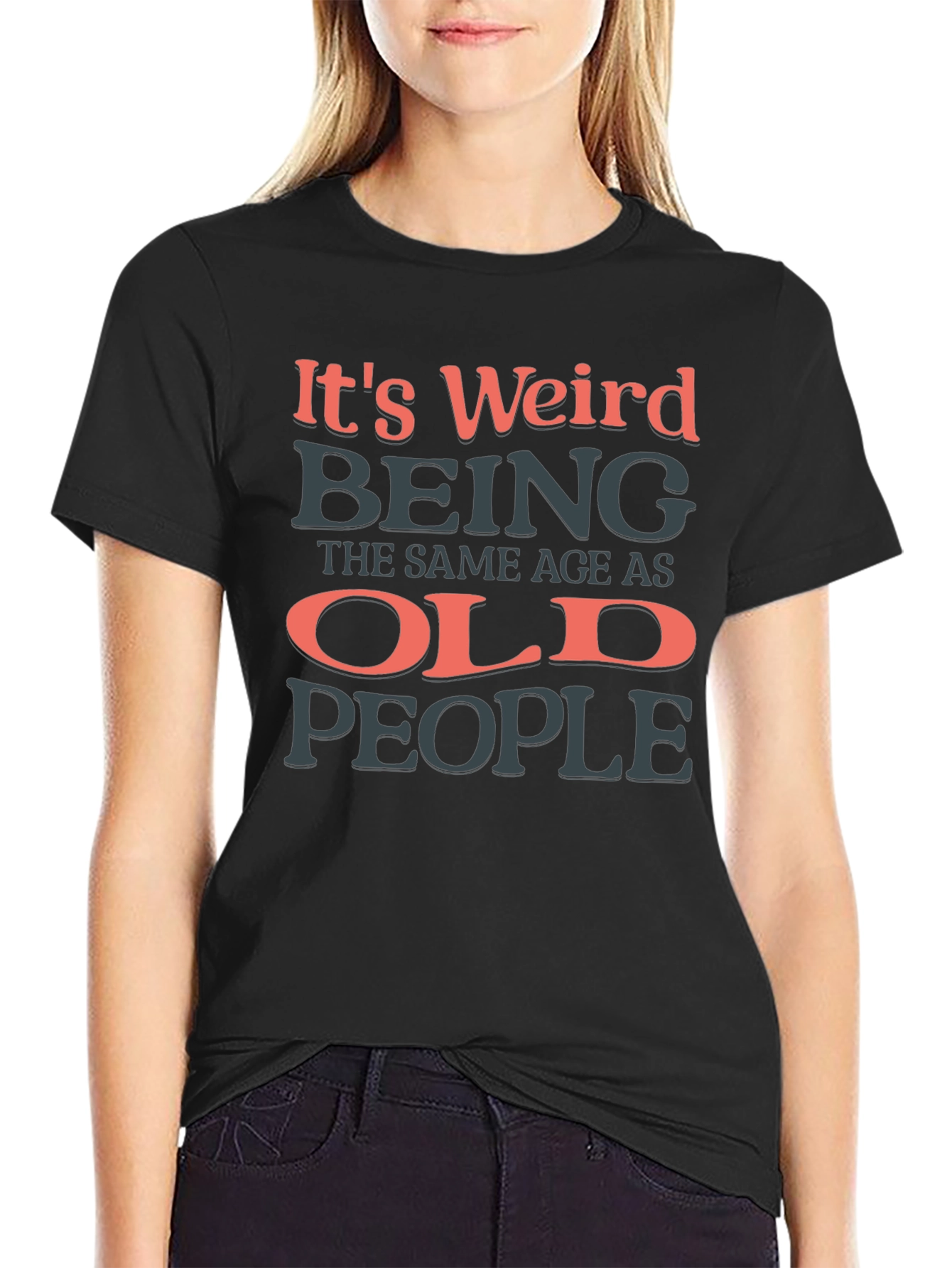 Funny Old People Graphic T-Shirt