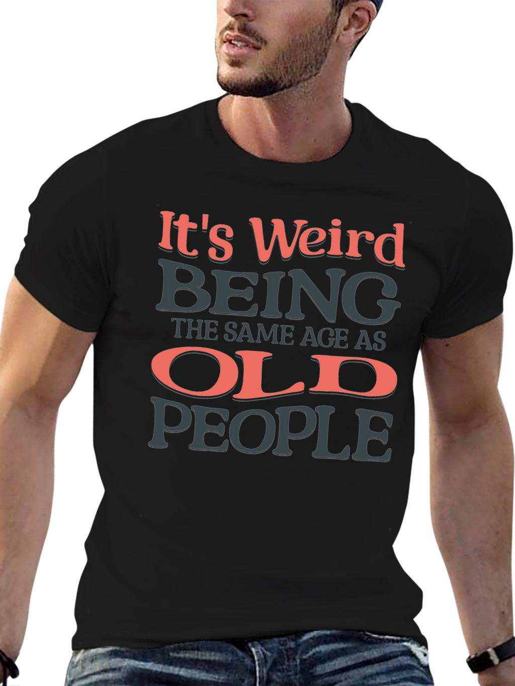 Funny Old People Graphic T-Shirt