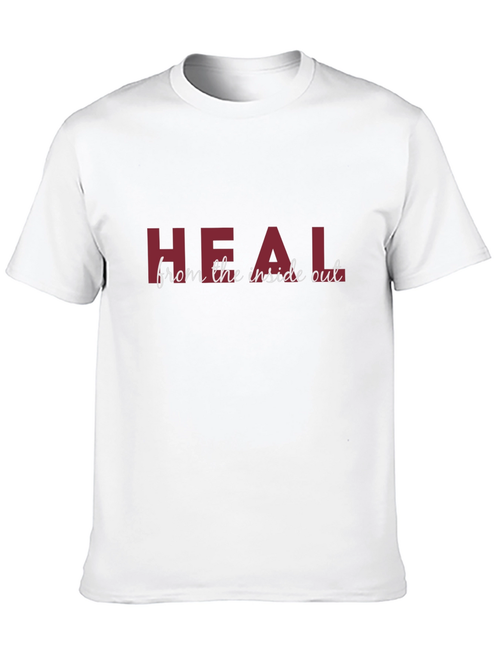 Heal from the Inside Out Graphic Tee - Black
