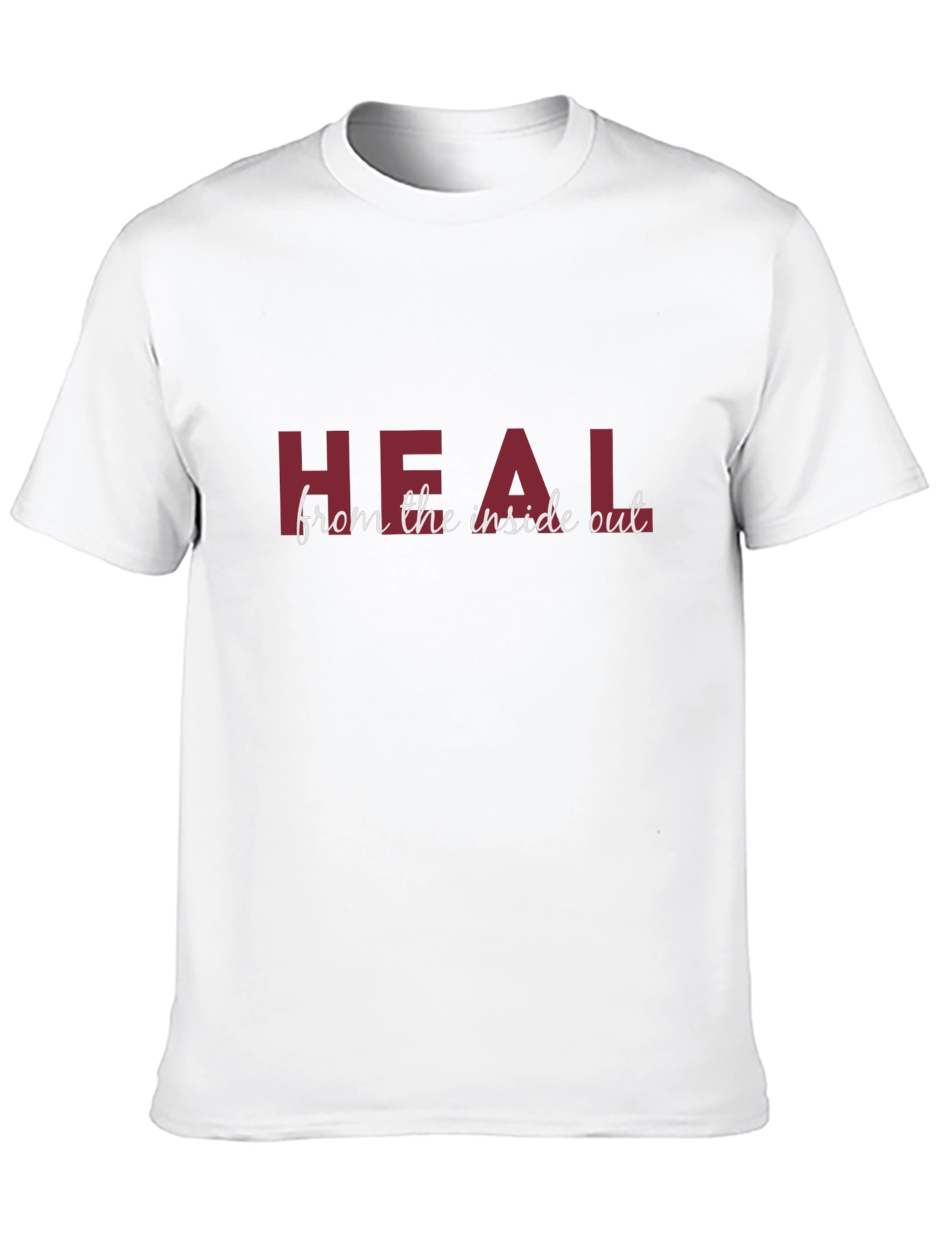 Heal from the Inside Out Graphic Tee - Black