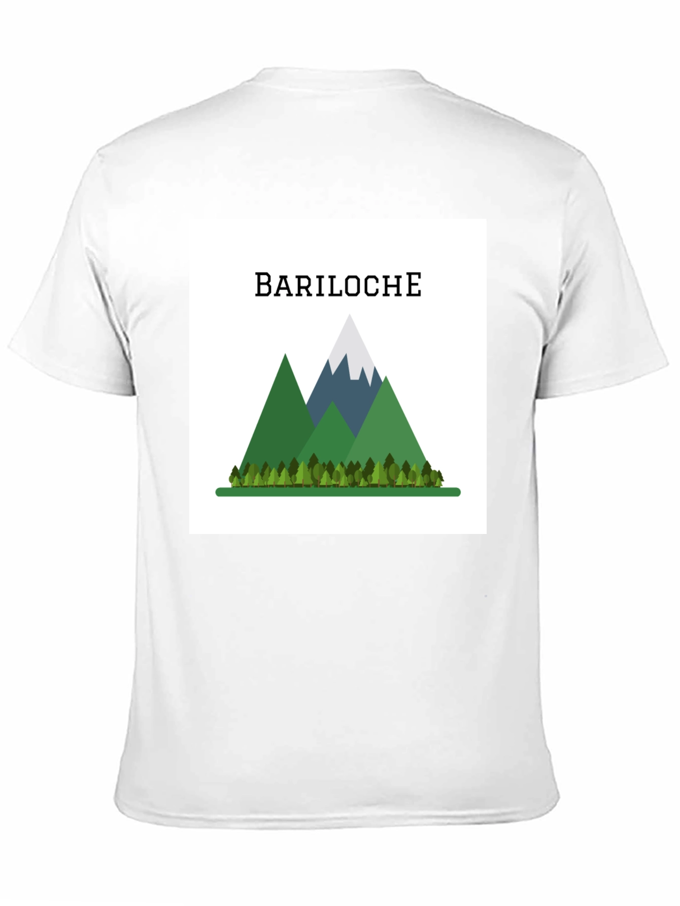 Bariloche Mountain Graphic T-Shirt - Black