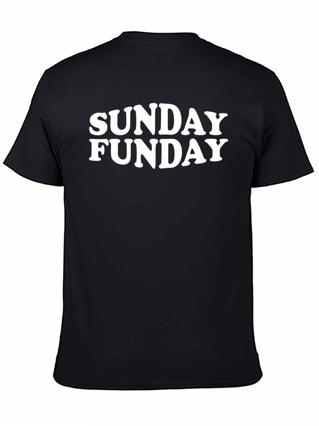 Sunday Funday Graphic Tee - Black Casual T-Shirt