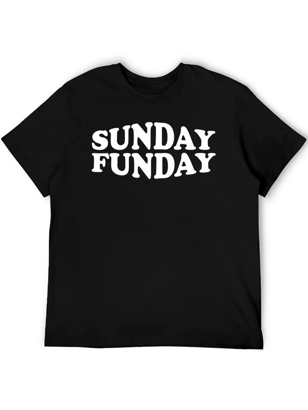 Sunday Funday Graphic Tee - Black Casual T-Shirt