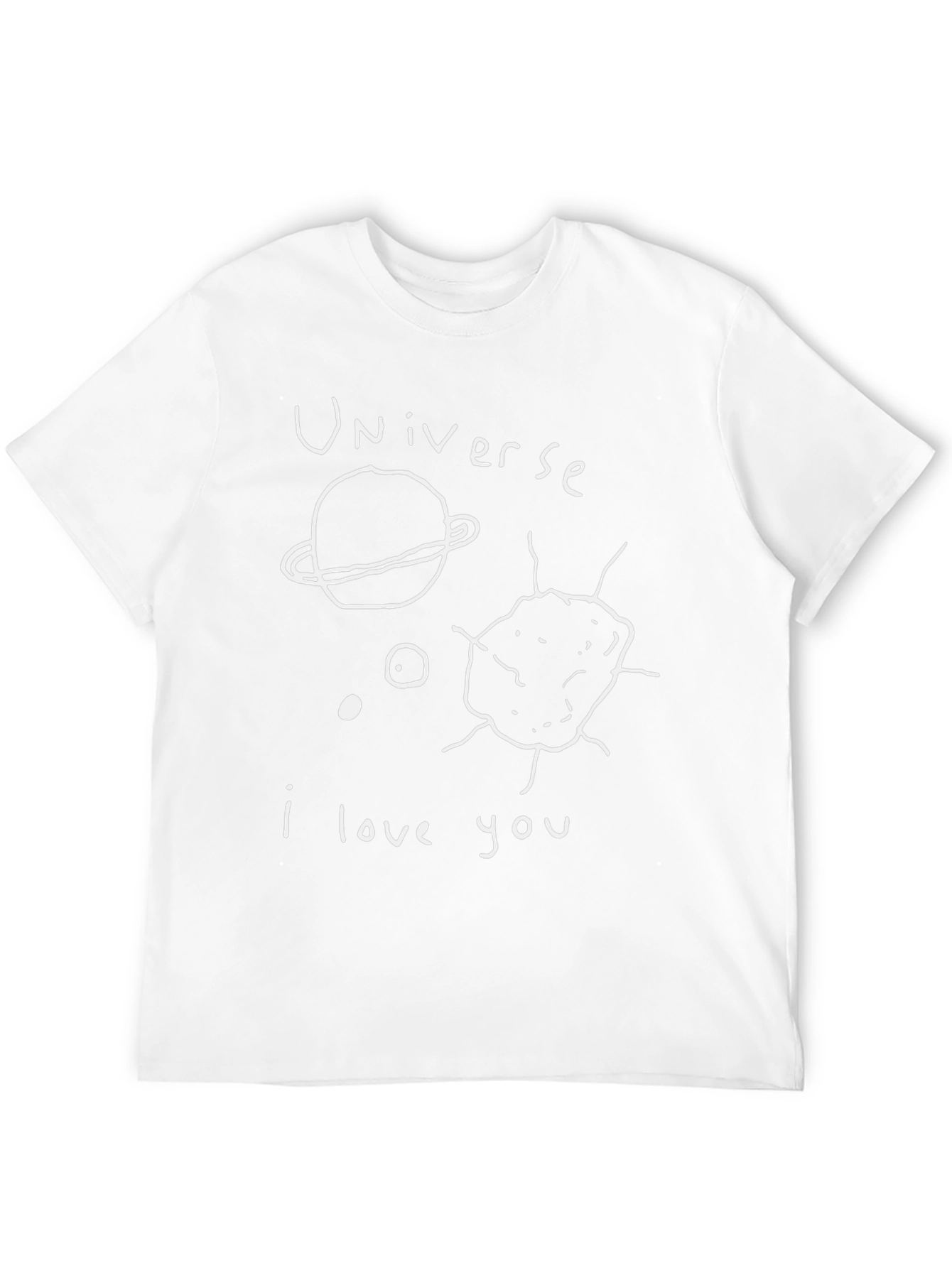 Universe I Love You T-Shirt - Unique Graphic Tee