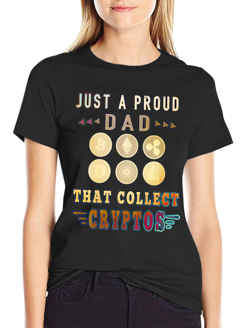 Proud Dad Crypto Collector T-Shirt