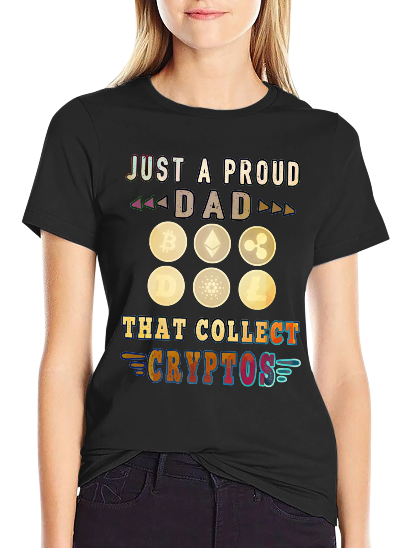 Proud Dad Crypto Collector T-Shirt