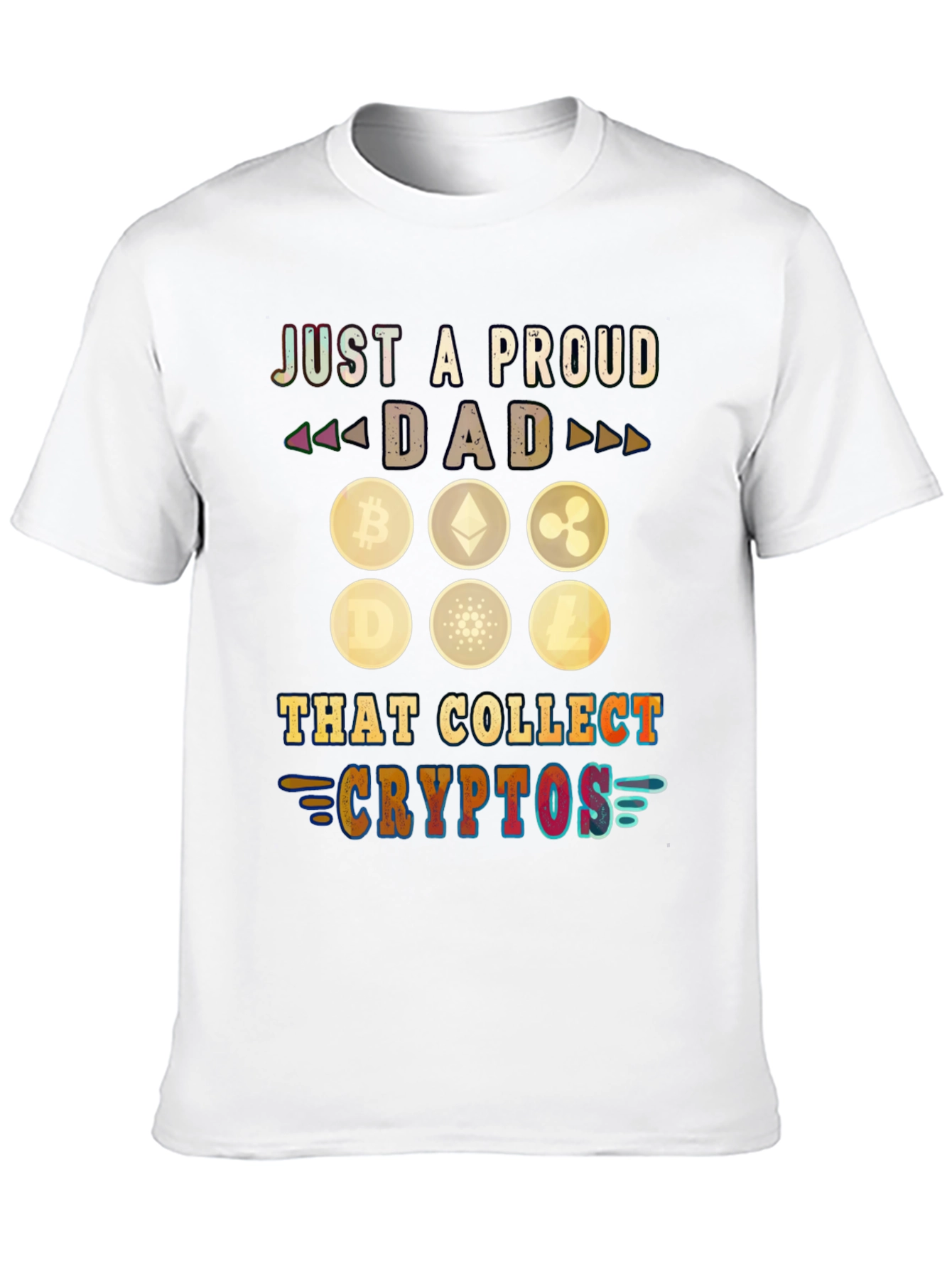 Proud Dad Crypto Collector T-Shirt