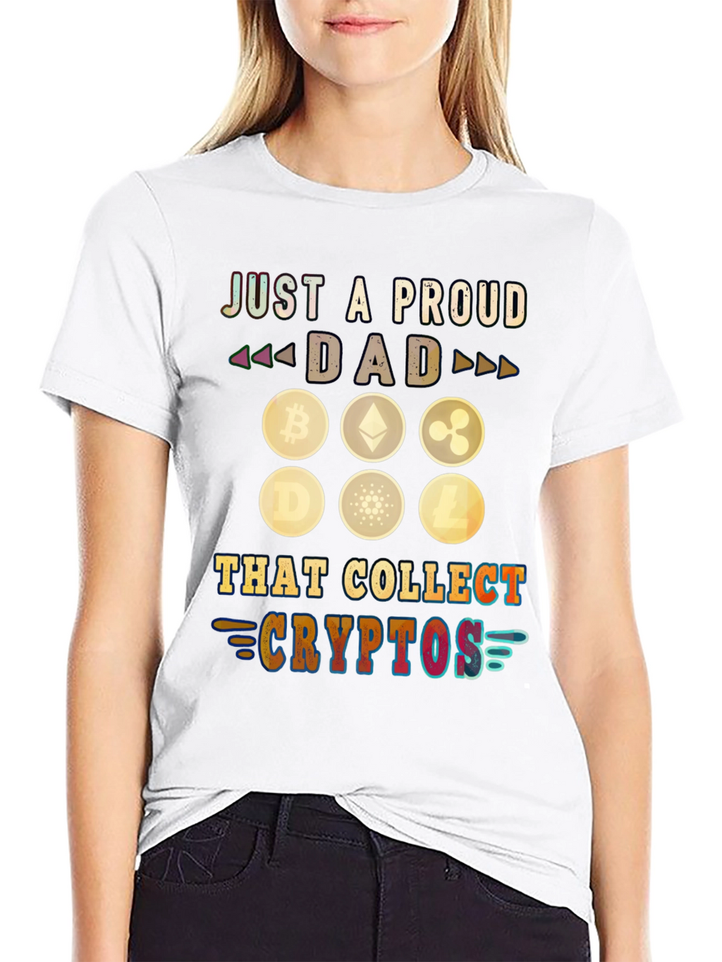 Proud Dad Crypto Collector T-Shirt
