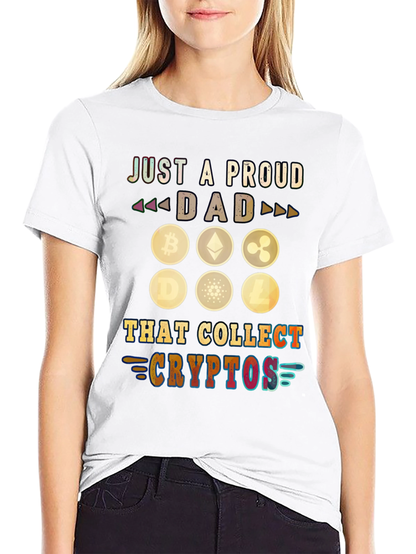 Proud Dad Crypto Collector T-Shirt