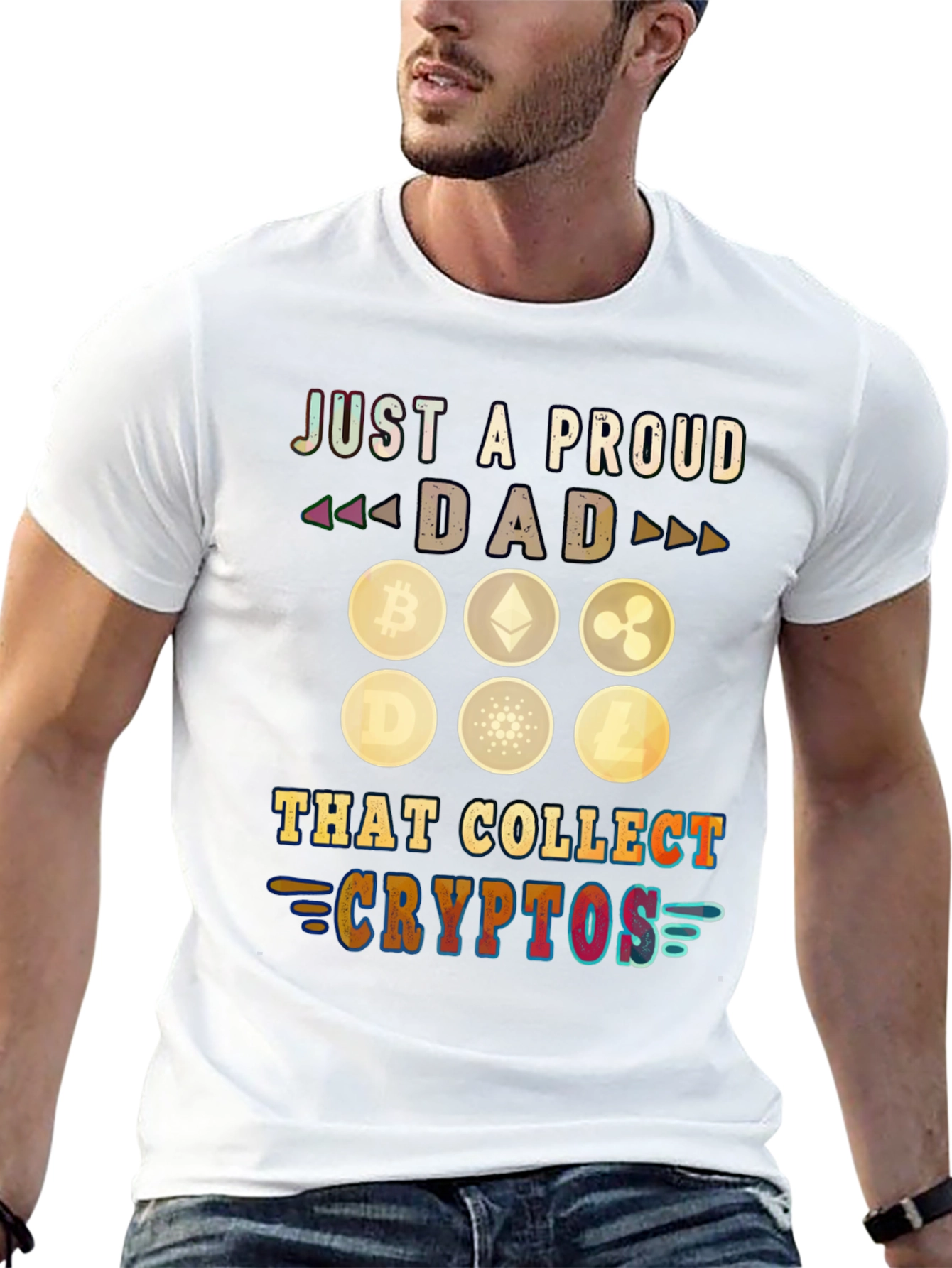 Proud Dad Crypto Collector T-Shirt