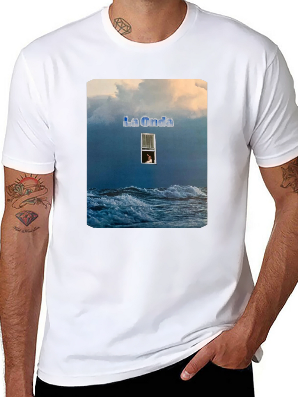 La Onda Wave T-Shirt - Coastal Window Design