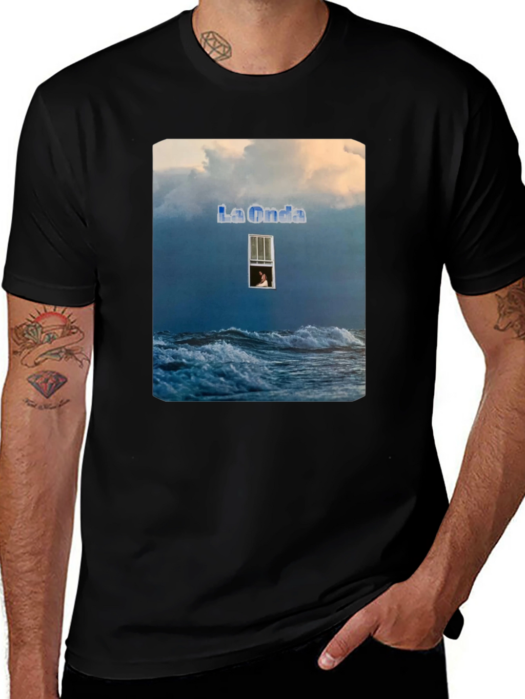 La Onda Wave T-Shirt - Coastal Window Design