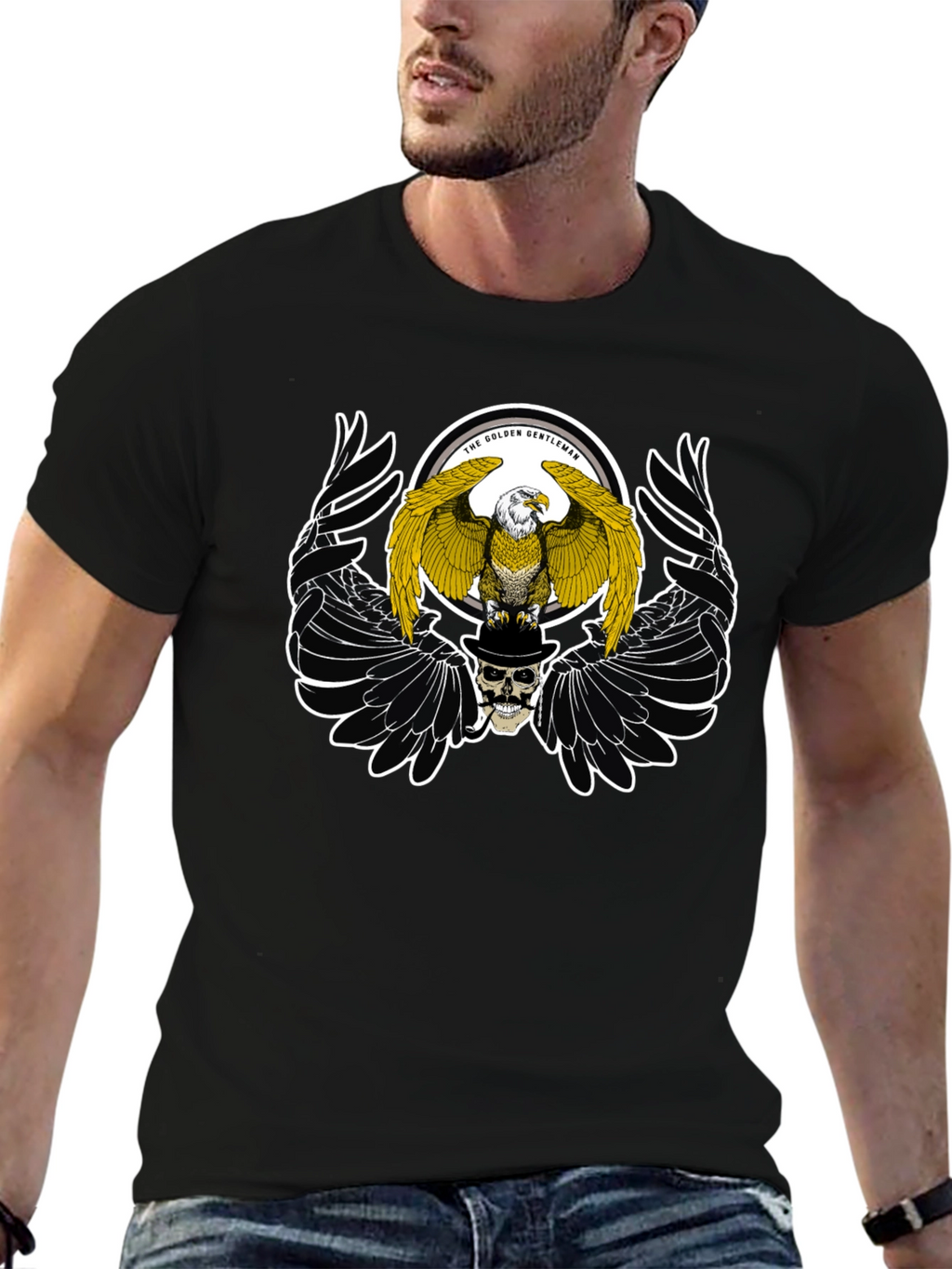 Golden Gentleman Eagle Graphic Tee