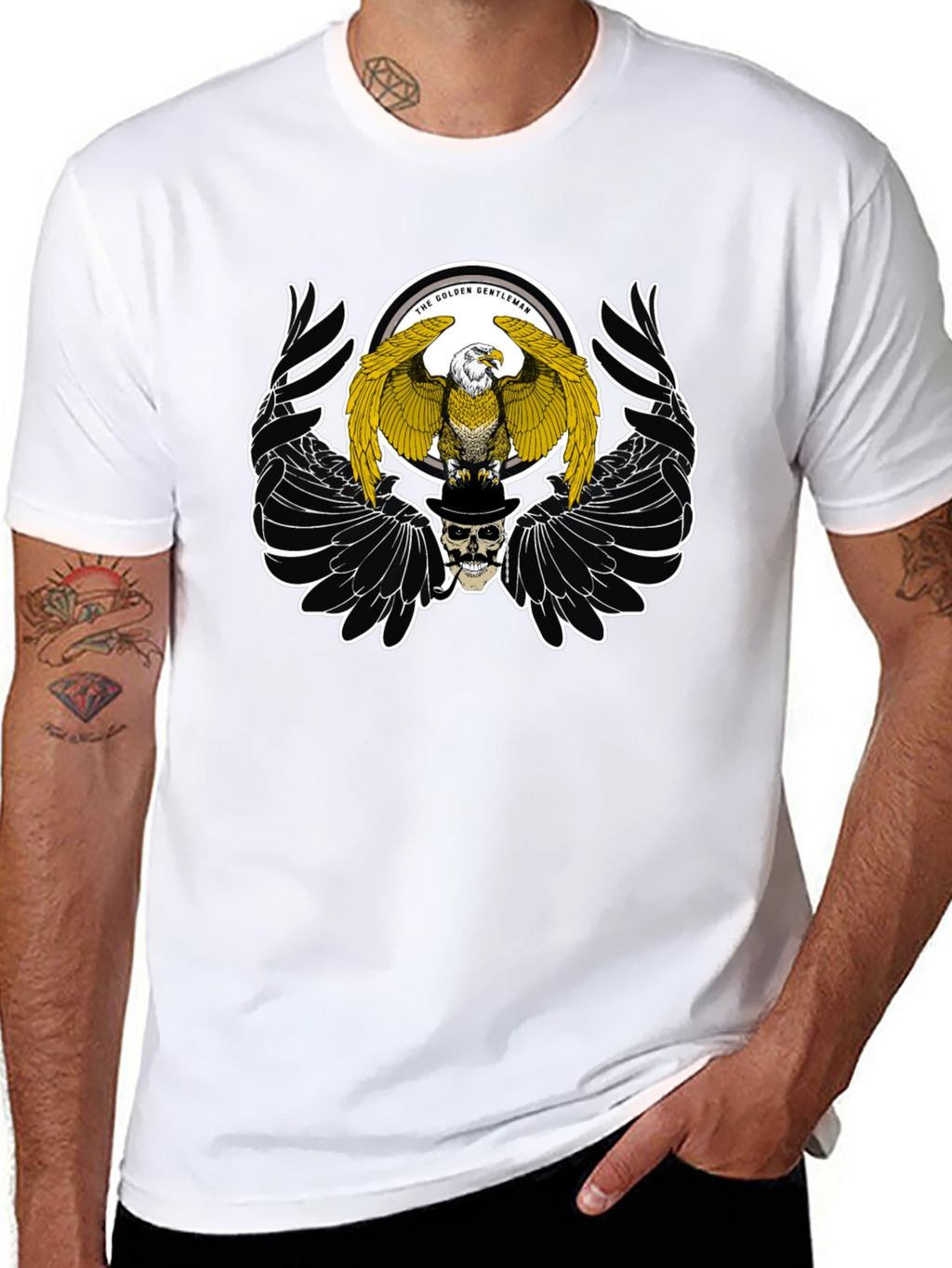 Golden Gentleman Eagle Graphic Tee