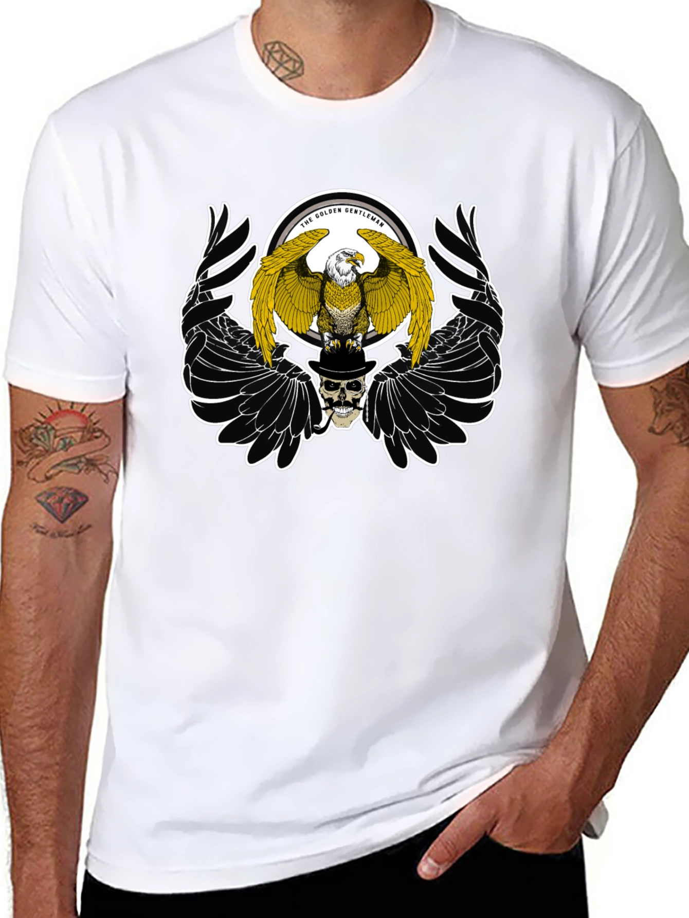 Golden Gentleman Eagle Graphic Tee